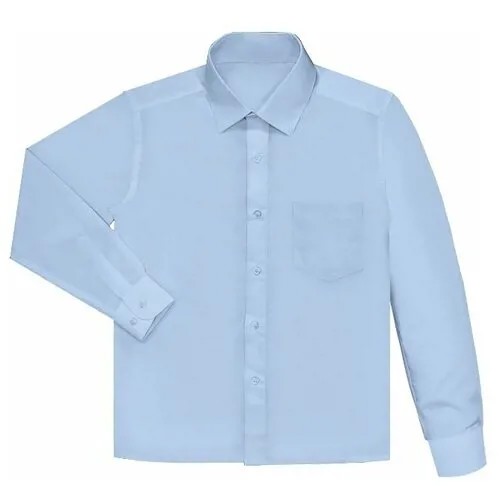 Бледно-голубая сорочка (рубашка) для мальчика 29903-ПМ21 30/116