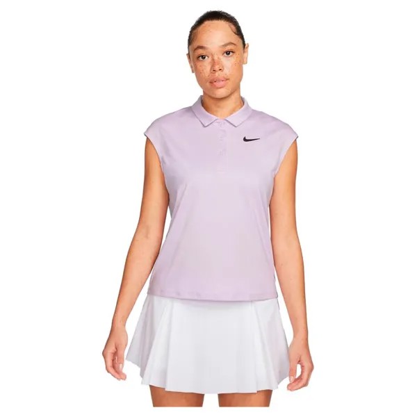 Поло с коротким рукавом Nike Court Victory, розовый