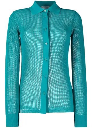 Bottega Veneta рубашка с кристаллами