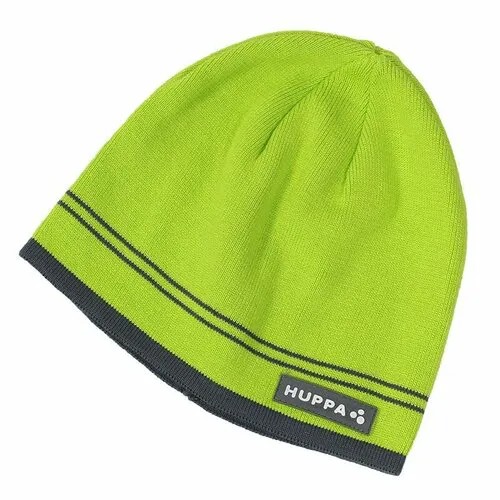 Шапка бини Huppa демисезонная, хлопок, размер XL, зеленый