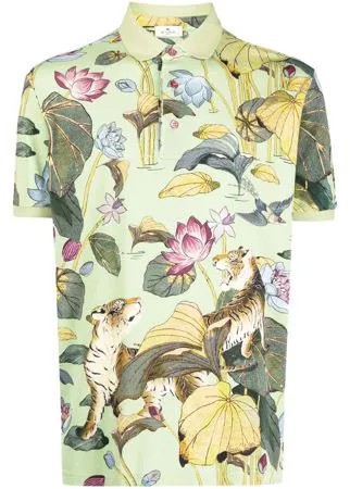 ETRO рубашка поло с цветочным принтом