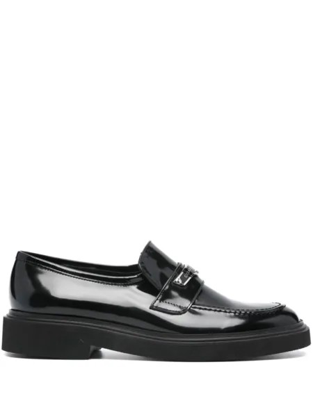 Casadei лоферы Spazzolato, черный