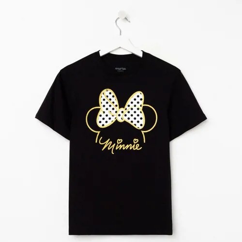 Футболка «Minnie» Минни Маус, цвет чёрный