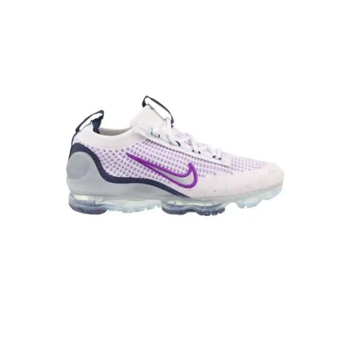 Детские кроссовки Nike Air VaporMax 2021 FK (GS) бело-серебристый металлик DB1550-105
