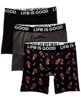 Мужские супермягкие боксеры Life Is Good, 3 шт.