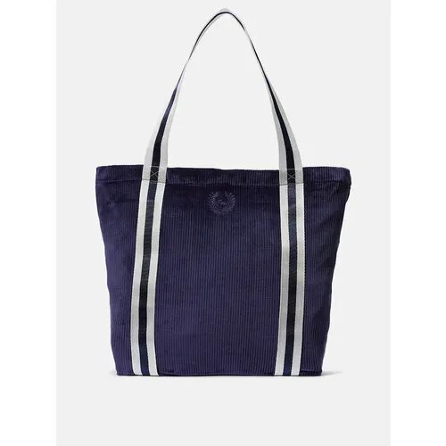 Сумка шоппер Victoria's Secret Ribbed Velour Tote Bag, синий