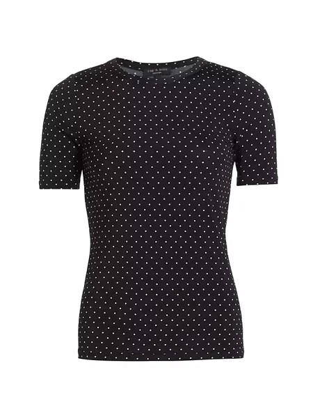 Футболка Sabeen в горошек Rag & Bone, цвет polka dot