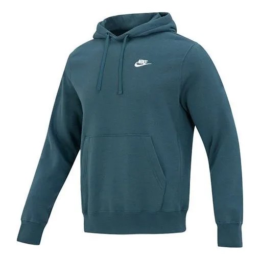 Толстовка Nike knitted hooded pullover sports casual sweatshirt 'Green', зеленый