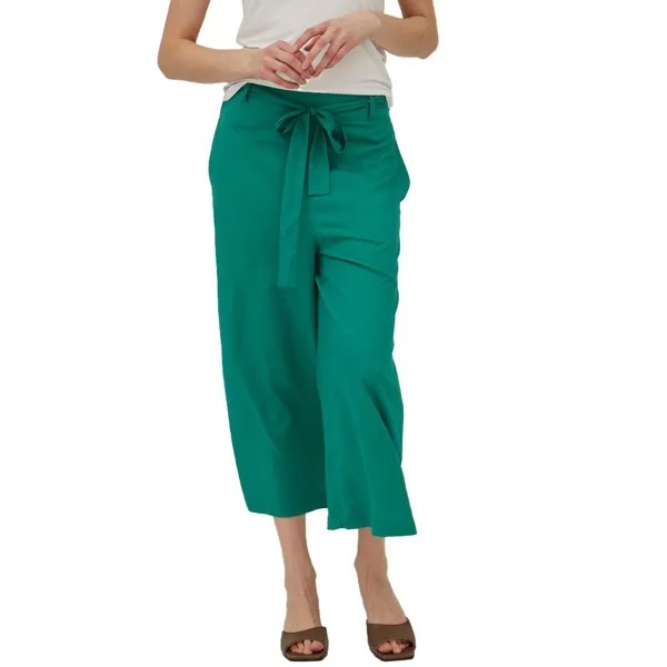 Брюки Vila Enna Culotte High Waist, зеленый