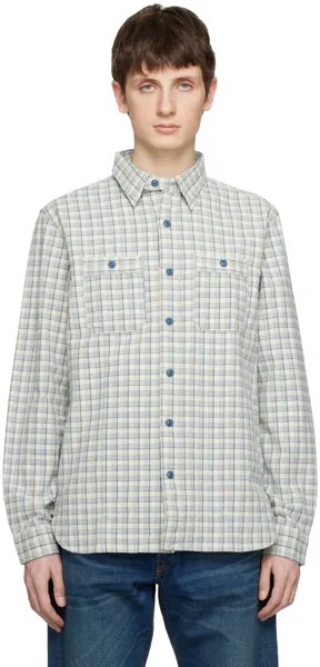 Off-White и синяя клетчатая рубашка RRL