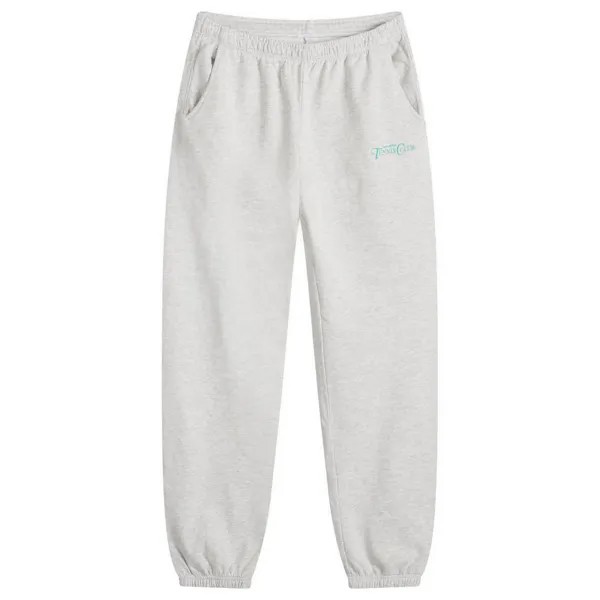 Спортивные брюки Sporty & Rich Rizzolo Tennis Sweats, цвет Heather Grey & Caribbean