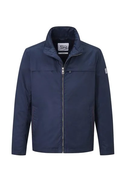 Блузон современного кроя из чистого хлопка MYKONOS S4 JACKETS, темно-синий