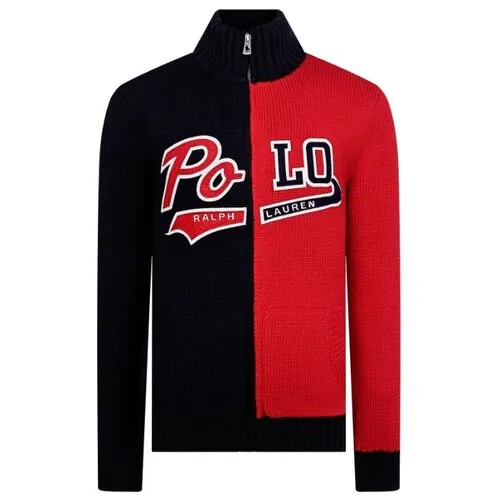 Кардиган Ralph Lauren размер 116, красный/синий
