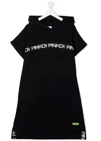 Pinko Kids платье-толстовка с логотипом