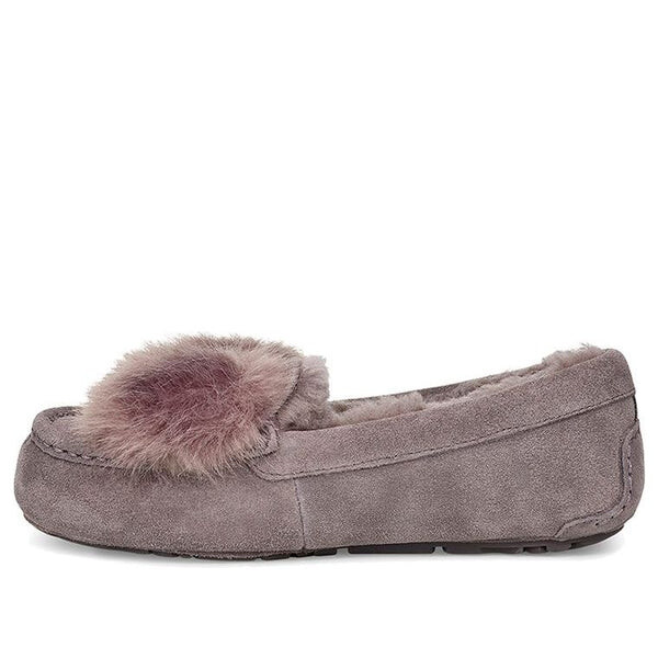 Кроссовки праздничные ansley puff bow Ugg, серый