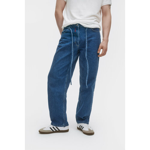 Джинсы широкие AT EASE Relaxed, размер S, dark blue