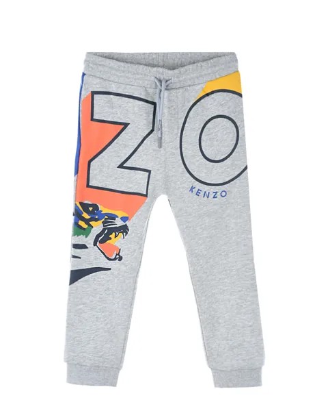 Спортивные брюки с ярким принтом KENZO детские