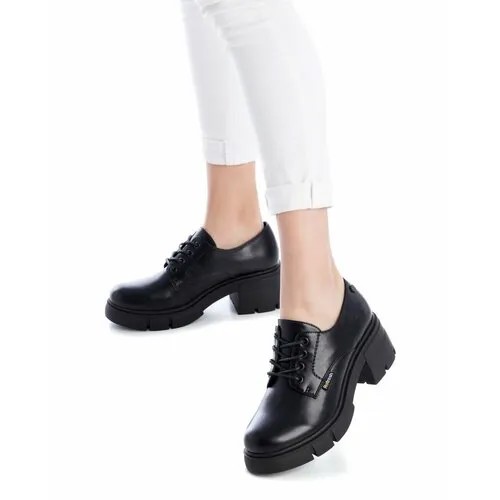 Ботинки  дерби  Refresh PU LADIES SHOES, размер 38, черный