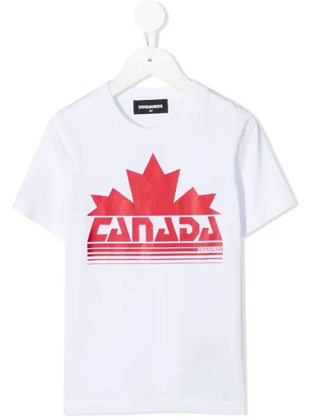 Dsquared2 Kids футболка с принтом