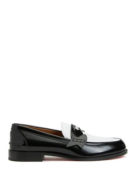 Мужские кожаные лоферы Penny Christian Louboutin, белый