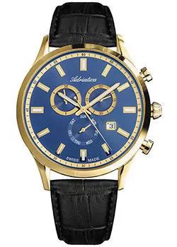 Швейцарские наручные  мужские часы Adriatica 8150.1215CH. Коллекция Chronograph