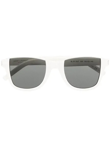 Saint Laurent Eyewear солнцезащитные очки в квадратной оправе