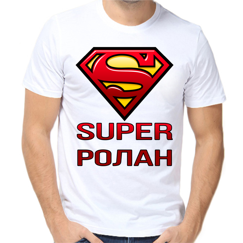 Футболка мужская белая 58 р-р super ролан