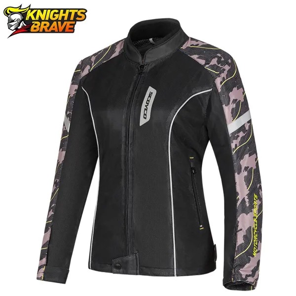 Женская мотоциклетная куртка, летняя дышащая куртка, мотоциклетная Защитная Экипировка, мотоциклетная куртка, черная одежда