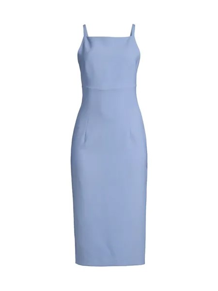 Платье миди трапециевидной формы Carolina Sachin & Babi, синий
