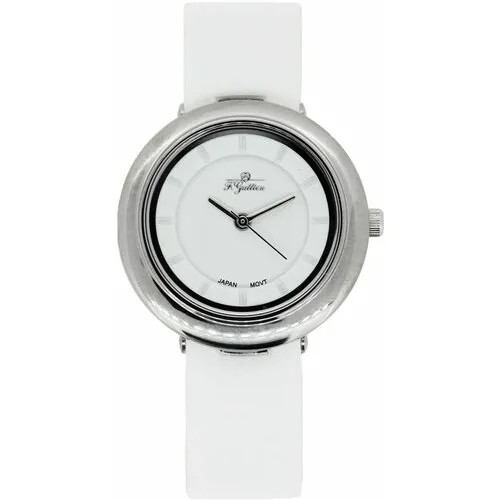 Наручные часы F.Gattien 33799, серебряный, белый