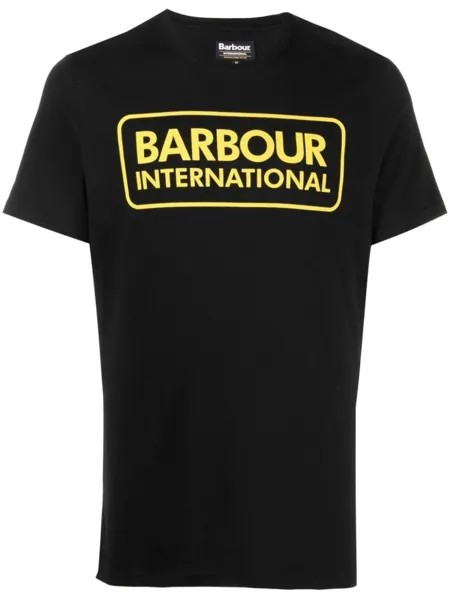 Barbour футболка Essential с логотипом, черный