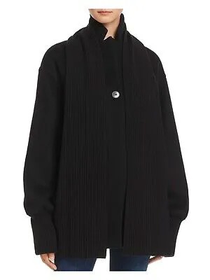 T ALEXANDER WANG Женская черная зимняя куртка с манжетами и кромкой на пуговицах Пальто M