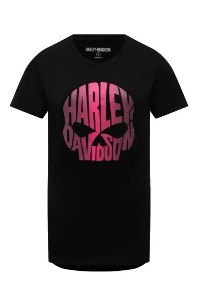 Хлопковая футболка Harley-Davidson