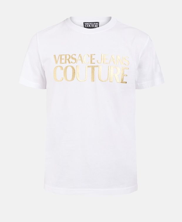 Футболка Versace Jeans Couture, белое золото