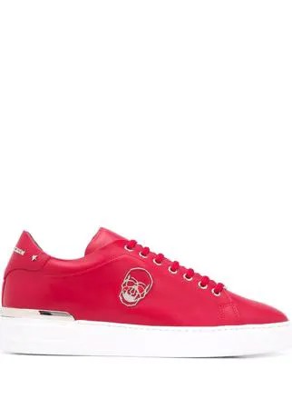 Philipp Plein кеды с аппликацией Skull