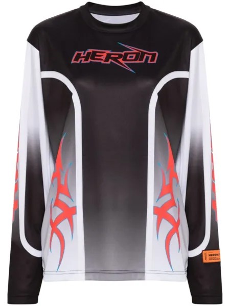 Футболка с логотипом Heron Preston, черный