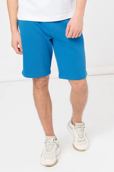Спортивные шорты-бермуды с завязкой United Colors Of Benetton, синий