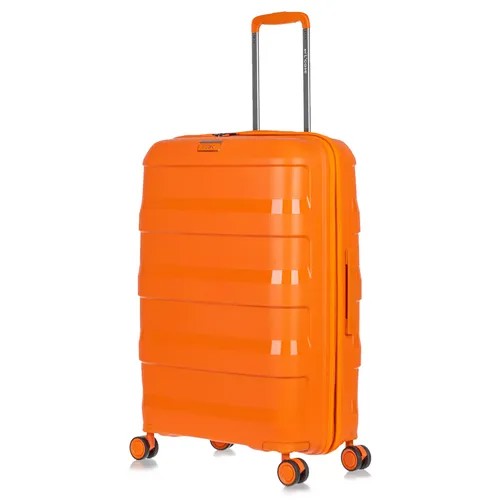 Чемодан L'case Monaco Ch0952, 82 л, размер M, оранжевый