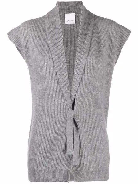 Allude топ в рубчик с завязками