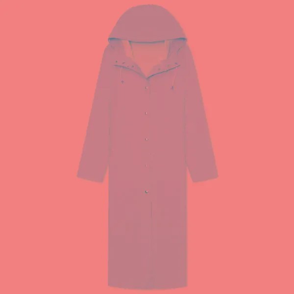 Женская куртка дождевик Stutterheim Mosebacke Long бежевый, Размер S