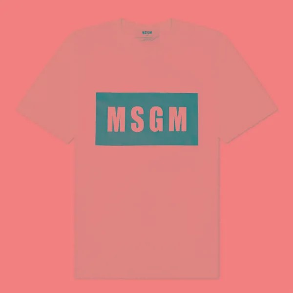 Мужская футболка MSGM Box Maxilogo