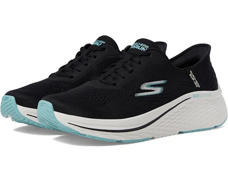 Кроссовки SKECHERS Max Cushioning Elite 2.0 Vanish Hands Free Slip-Ins, цвет Black/Blue