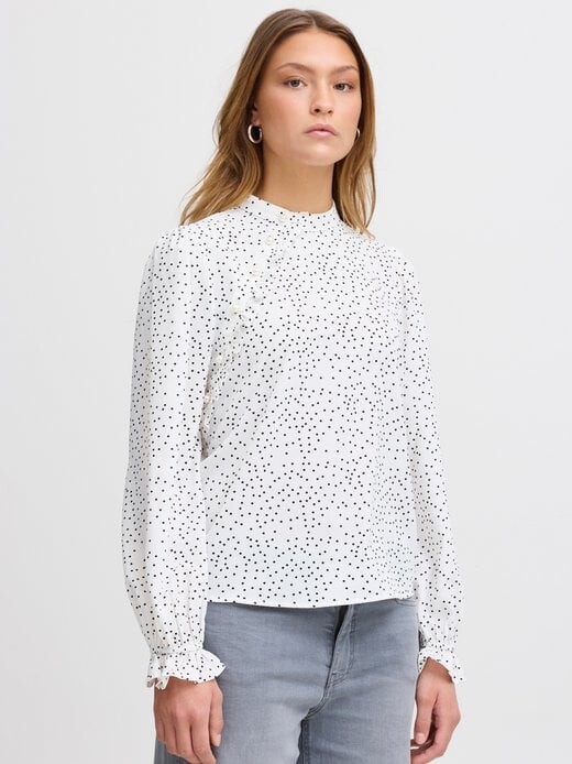 Блузка с длинными рукавами ixtanya ls Ichi, белый