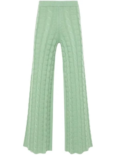 Брюки с логотипом Acne Studios, зеленый