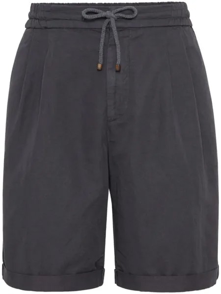 Шорты с кулиской Brunello Cucinelli, черный