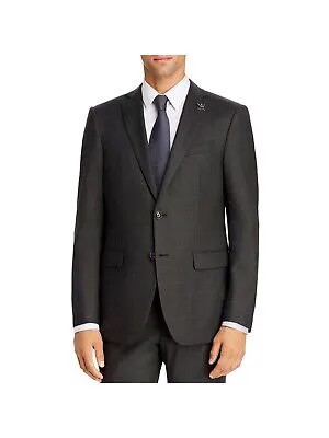 JOHN VARVATOS Мужской черный приталенный шерстяной костюм с раздельным блейзером 42R