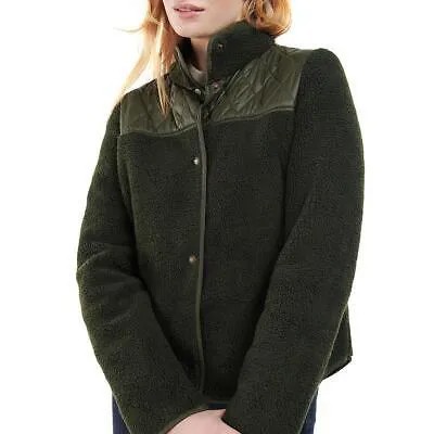 Женская осиновая флисовая теплая повседневная пальто Barbour из искусственного меха, верхняя одежда BHFO 2340