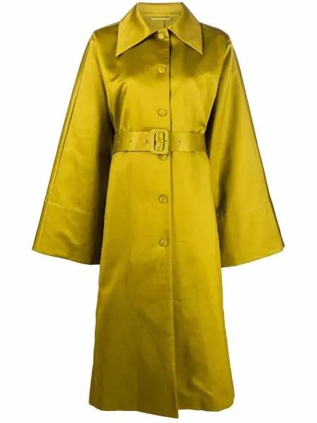 Jil Sander тренч с широкими рукавами