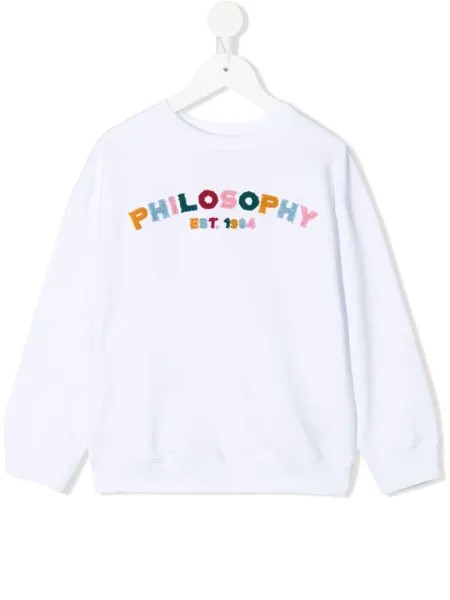 Philosophy Di Lorenzo Serafini Kids толстовка с круглым вырезом и логотипом