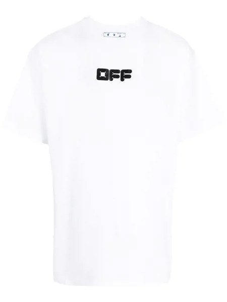 Off-White футболка с логотипом